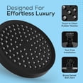 thumbnail image 2 of SparkPod 6-Inch Matte Black High-Pressure Round Showerhead, 2 of 6