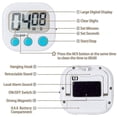 thumbnail image 2 of 12 Pack Digital Kitchen Timer With On/off Switch, Loud Alarm cy, 2 of 4