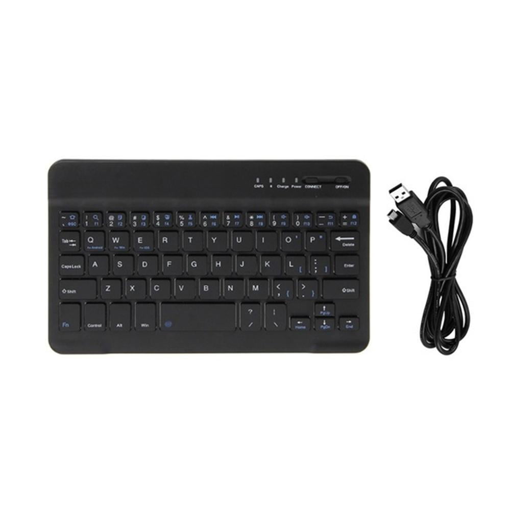 Ultra Slim Wireless Bluetooth Keyboard 59 Keys Rechargeable Quality Android For Ios Windows H5G0