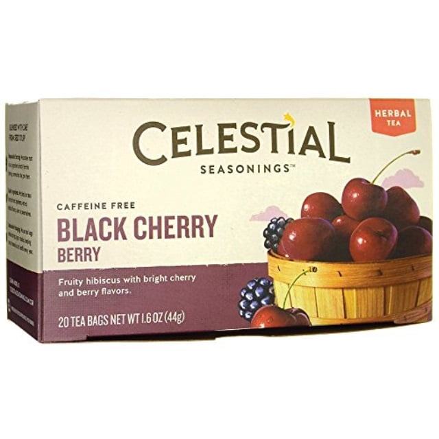 celestial seasonings black cherry berry tea, 20 ct