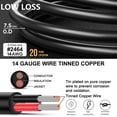 thumbnail image 6 of CoolStuff 20FT Solar Panel Extension Cable 14AWG Anderson Connector to DC 8mm Adapter Portable Power Station Explorer 160/240/290/300/500/550/880/1000 Solar Generator, 6 of 7