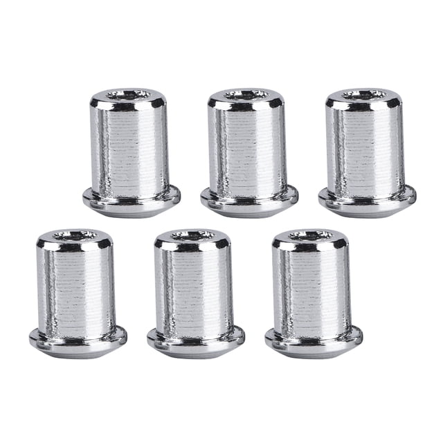 Metal Sturdy 6Pcs Easy Mounting Guitar Mounting Ferrules, Mounting Ferrules, For Guitar Electric Guitar