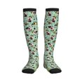 Compression Socks for Women and Men Circulation Green Cute Avocado