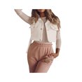 thumbnail image 1 of SAYOO Women Lapel Vest with Side Adjustable Strap, Navel Short Casual Style Pocket Decoration Clothing, 1 of 9