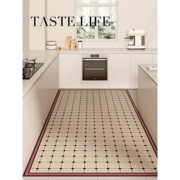 Home ration Mats Soft Kitchen PVC Carpet Non-slip Entrance Door Mat Cuttable Balcony Leather Rugs Li