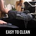 thumbnail image 5 of HEETLY BPA-Free Soft Silicone Oven Mitts - Ultra Heat Resistant Oven Mitts with Thick Cotton Liner - Extra Long Slip Resistant Pot Holders, Flexible Oven Gloves, 5 of 8