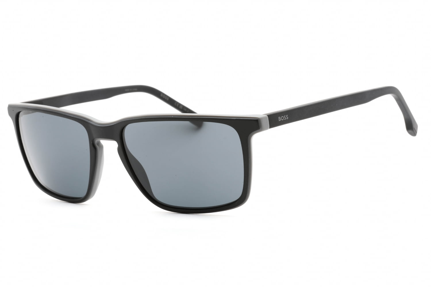 Hugo Boss Grey Rectangular Men's Sunglasses BOSS 1556/O/S 0O6W/IR 57