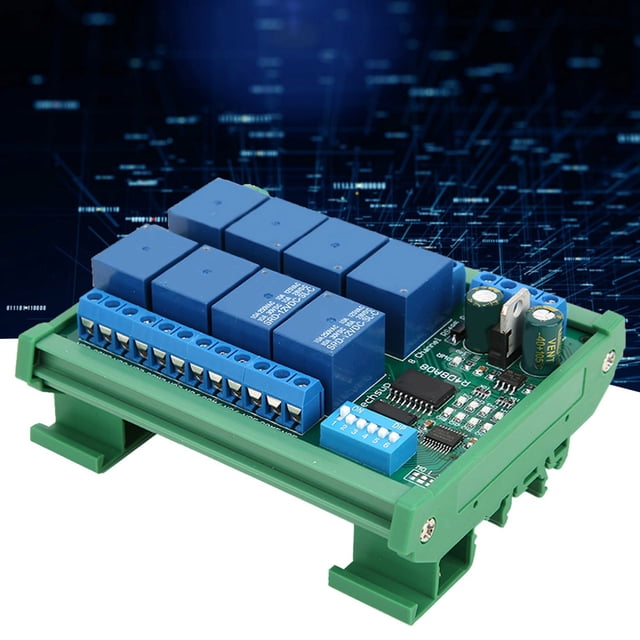 Módulo de Retransmisio de 8 Canales RS485, DC 12V RS485 PLC PLC JUNTA DE RETRANSMISIÓN DE LA LA LACA DE EXPANDA 6 MODOS DE TRABAJO PARA EL CONTROL ROMOTO DEL PROTECOLO
