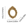 thumbnail image 2 of Gold Vintage Mini Photo Frame, Ornate Small Frame for Desktop Display, Retro Style Home Accent Decor for Tabletop & Interior Decoration, 2 of 5