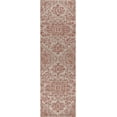 thumbnail image 3 of JONATHAN Y SANTA MONICA 2 x 10 Runner Rug, Estrella Bohemian Medallion Textured Weave - Red/Taupe, SMB105A-210, 3 of 6