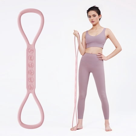2025 Upgraded Figure 8 Resistance Band for Physical Therapy, Shoulder, Back & Arm Exercise Bands with 3 Resistance Levels (15, 25, 35lb) for Kids, Adults, and Elderly