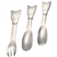 thumbnail image 3 of Kids Spoon 3Pcs Silver Stainless Steel with Kid-Friendly Design for Kids Use, 3 of 5