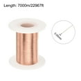 thumbnail image 2 of Uxcell 0.05mm Magnet Wire 22967ft Enameled Copper Wire Magnet Winding Wire Coil 100g 155C, 2 of 6