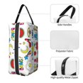 thumbnail image 3 of Goofa Summer Printed Toiletry Bag with Handle,Large Capacity Travel Makeup Cosmetic Bag for Women, Carry on Airport Airline Compliant Bag, 3 of 9
