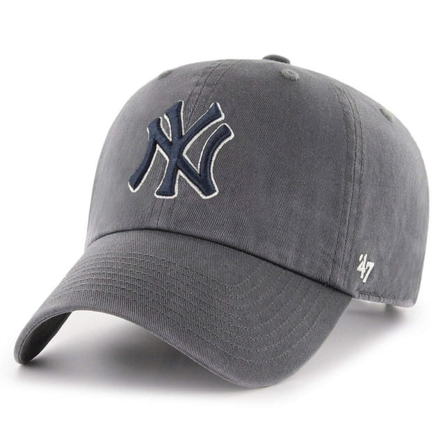 Gorra ajustable New York Yankees '47 Clean Up MLB Charcoal Talla única