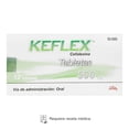 thumbnail image 1 of Keflex Cefalexina 500 mg 12 tabletas, 1 of 4
