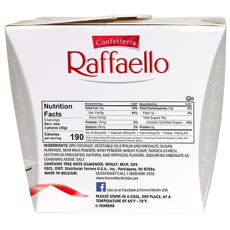 Ferrero raffaello mandel kokosnöt godis, 5,3 oz