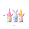 thumbnail image 5 of Happy Easter Day Bunny Gnome Wall Sticker PVC Self-Adhesive Removable Spring Home Decor for Bedroom Living Room (2 Sets), 5 of 6