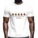 thumbnail image 2 of Camisetas gráficas informales de manga corta con árbol de Navidad rojo y verde para hombre, 2 of 8