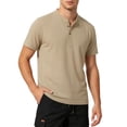 thumbnail image 2 of LIaqionyy Mens Cotton Linen Shirts Short Sleeve Casual Fashion T Shirt Lightweight Summer Basic Tee Tops M-5XL, 2 of 5