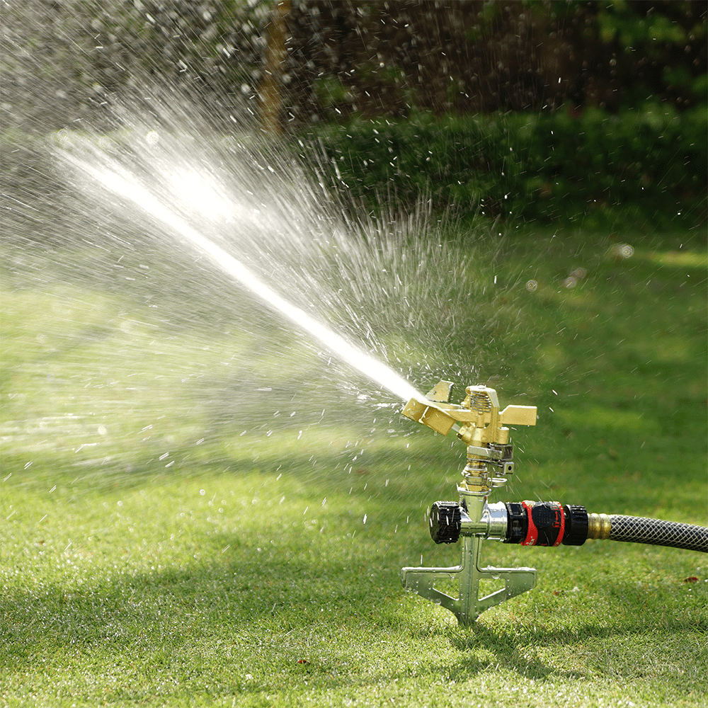 Rain Bird 35ADJTNTB Brass Impact Sprinkler Adjustable 0° - 360° 30' - 50' Spray