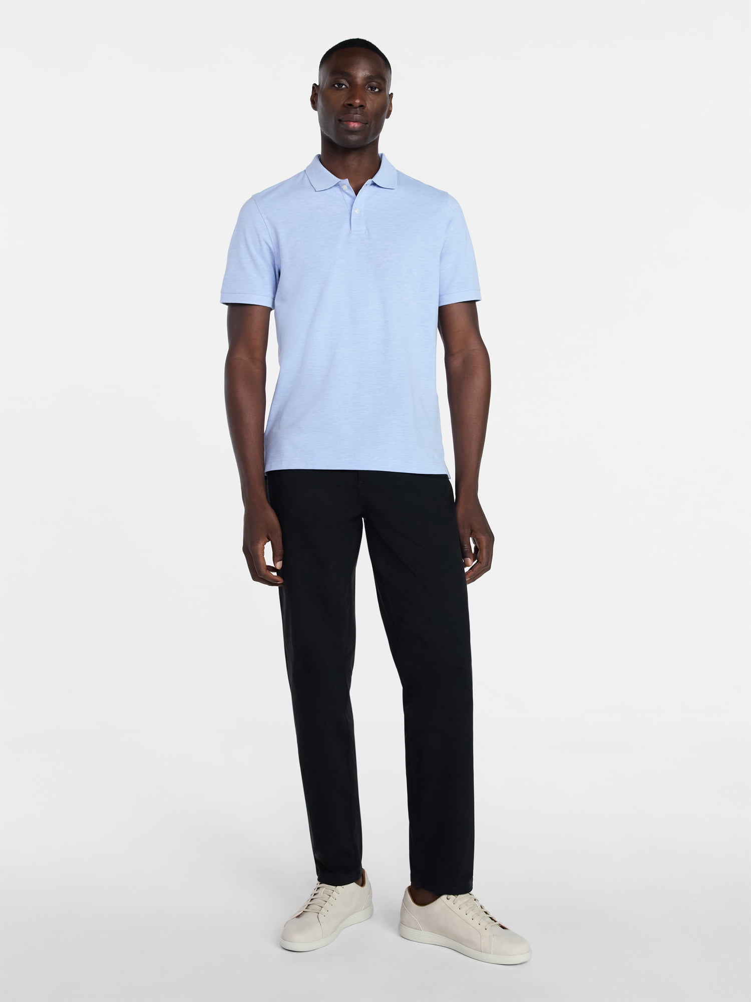 George Men's and Big Men's Classic Fit Pique Polo with Short Sleeves, Sizes XS-3XL, LT-4XLT, 2XB-6XB