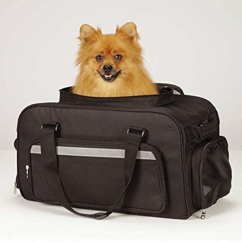 Airline Small Dog Carry On Luggage Pet Safety Travel On the Go Bag Up