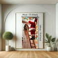 thumbnail image 3 of Christmas Door Curtain Hanging - Reusable Santa Claus Print Door Cover, Washable Door Banner Party Backdrops Winter Entrance Door Entryway Decoration, 3 of 5