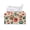 Christmas Paw Print Pattern, variant on Psesaysky Pu Leather Facial Tissue Box Cover with 250 Years of Valor Design, Rectangular Tissue Box Holder for Night Stand, Home Indoor Use