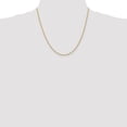 thumbnail image 2 of 14k Yellow Gold Hand Made 1.5mm Solid Plain Rope Chain w/ Lobster Clasp 20", 2 of 5