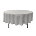 thumbnail image 1 of LA Linen TCpop90R-GrayLgtP41 Polyester Poplin Tablecloth, Light Gray - 90 in. Round, 1 of 4