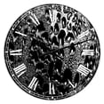 thumbnail image 1 of DesignArt Abstract Droplets 15 Large Wall Clock, 1 of 2
