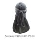 thumbnail image 4 of Sonducket Paquete de 6 diademas de terciopelo, gorro de pirata de color brillante, gorro de pelo de una sola capa Sombreros Gris Sonducket AP008605-15B, 4 of 5