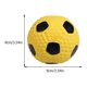 thumbnail image 4 of 2 pelotas de látex para perros, juguetes de entrenamiento interactivos, pelotas chirriantes resistentes al desgaste para perros, 4 of 6