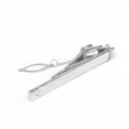 thumbnail image 5 of 1pc Men Metal Silver Tone Simple Necktie Tie Bar Clasp Clip Clamp Pin, 5 of 7
