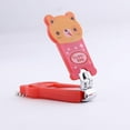 thumbnail image 3 of Cute Cartoon Animal Stainless Steel Nail Clippers Trimmer Random Color Care Baby Mani, 3 of 7