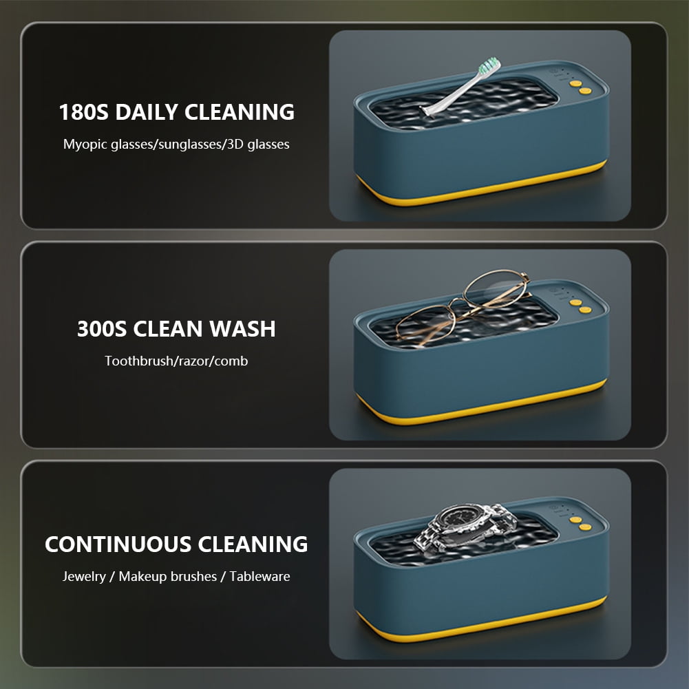 Ultrasonic Cleaners with 500ML Sink Cleaning Machine for Cleaning (Green) Home Appliances