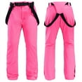 thumbnail image 3 of Pantalones de esquí de una sola tabla, pantalones de esquí de doble tabla, pantalones de esquí con correa gruesa y cálidos para hombres y mujeres, 3 of 4