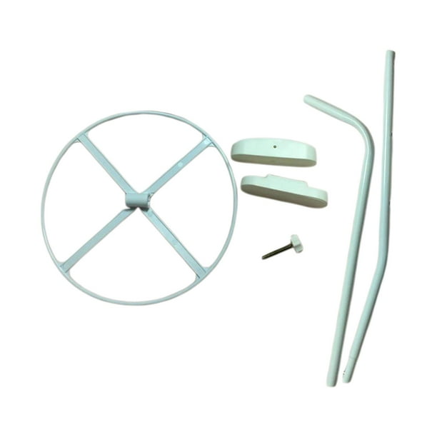 Soporte de Acero para Cuna, Soporte de Red, Soporte de Campana, Soporte de Red Ajustable, Accesorios de Juguete, Soporte de Clip para Cama para Cuna D Hugo Soporte protector de cuna