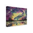 thumbnail image 2 of Trademark Fine Art 'Borealis Over Lake' Canvas Art by Wendra, 2 of 3