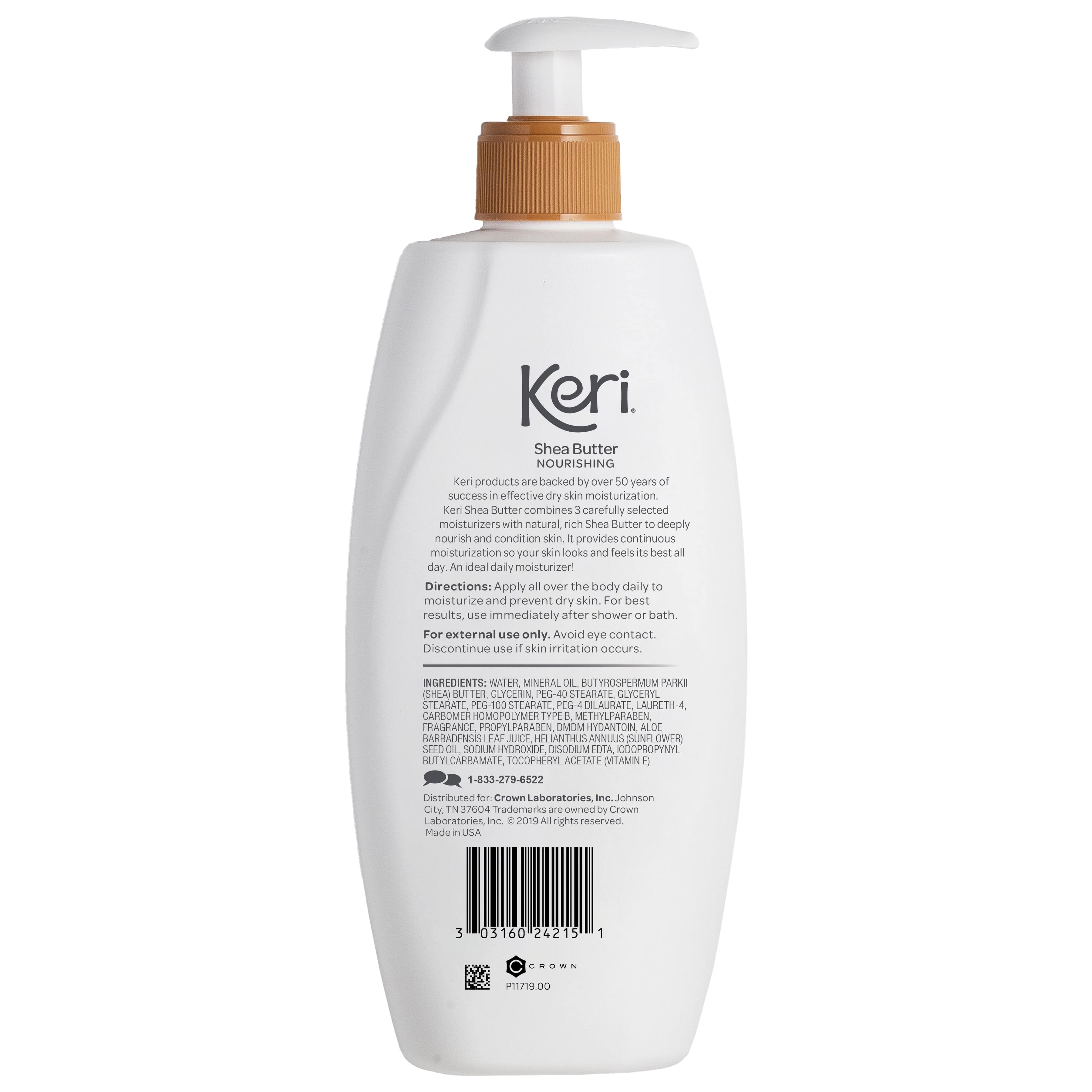 Keri Whole Body Therapy Shea Butter Lotion, 15 oz photo 3