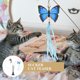 thumbnail image 4 of unbranded Durable Double Feather Teaser Stick for Cats Indoor Use Safe Plastic Steel Wire Material, 4 of 8