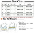 thumbnail image 3 of LYEAA Bras for Women Front Closure Strapless Push Up Underwear Bra Solid Support Non-Slip Breathable Comfortable Soft Sleeping Everyday Bra Blue S, 3 of 6