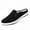 Black, variant on Mules for Men Closed Toe Canvas Slip on Non Slip Breathable Lightweight Casual Outdoor Walking Shoes