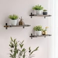 thumbnail image 3 of 3 Pack Mini Potted Fake Plants Artificial Eucalyptus Plants in Pots for Home Decor Faux Plant Indoor with 4 Inch Frosted Plastic Planter for Office Bathroom Desk Room Greenery Decoration, 3 of 4