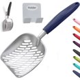thumbnail image 1 of PEACNNG Cat Litter Scoop  Metal  13.8 x 5.3 in  Deep Shovel Poop Sifting with Long Handle  Pooper Lifter Works with All Type of Cat Litter  with Holder, 1 of 6
