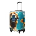 thumbnail image 2 of Daiia Dog Underwater Adventure Luggage Cover, Thickened Washable Travel Luggage Covers, Elastic Unique Baggage Covers for 18-20 inch Luggage-Small, 2 of 9