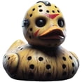 thumbnail image 1 of Pato de personaje de película de terror clásico, patos de película de terror de Halloween en 3D, figuras de terror hechas a mano, pato de Halloween, para adornos de escritorio para el hogar y el coche, 1 of 4