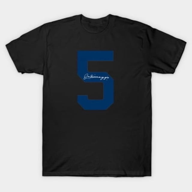 T-Shirt Unisexe Graphique Sport Rétro Joe DiMaggio 5 Légende du Baseball, Tailles jusqu'à 3TG