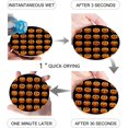 thumbnail image 2 of FMSHPON Halloween Pumpkin Set of 6 Round Coaster for Drinks, Absorbent Ceramic Stone Coasters Cup Mat with Cork Base for Home Kitchen Room Coffee Table Bar Decor, 2 of 5